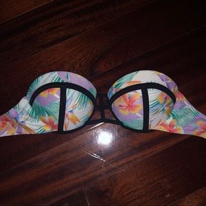 LA Hearts pushup bikini top